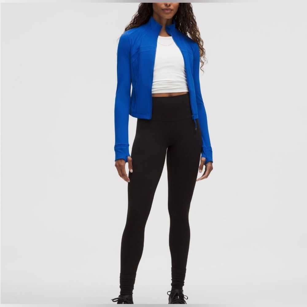 LULULEMON DEFINE JACKET CROPPED GALACTIC COBALT SIZE 4 NWT - Picture 3 of 10